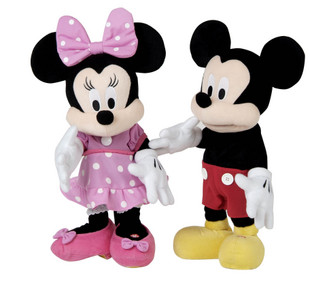 迪士尼 80周年珍藏纪念版 智能玩具米老鼠 米奇+米妮